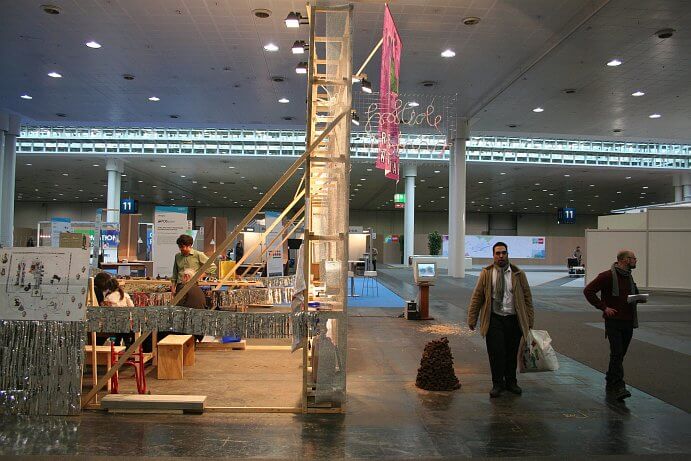 Martin Schepers - Ikonostase - 10.Installationsansicht Ikonostase Praxis Freiheit, CeBIT, Hannover, 2015. 