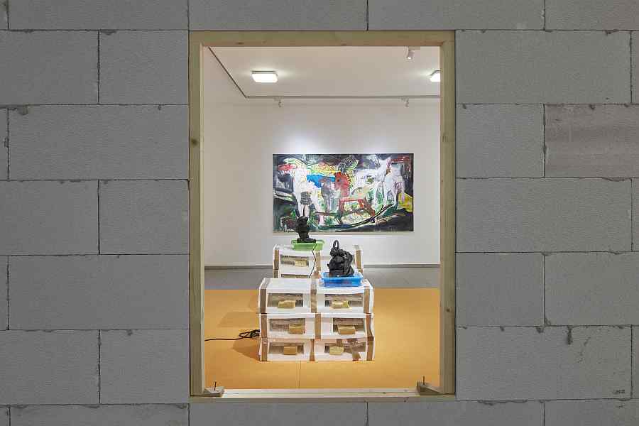 Martin Schepers - Installationsansicht "Geister einer Landschaft" Kunstverein Recklinghausen, 2020