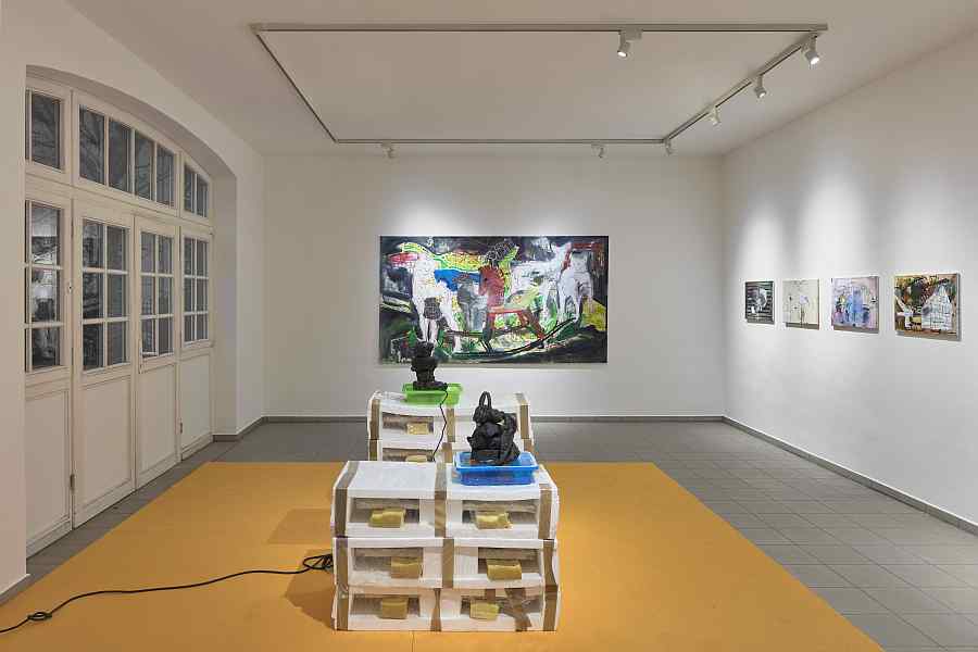 Martin Schepers - Installationsansicht "Geister einer Landschaft" Kunstverein Recklinghausen, 2020