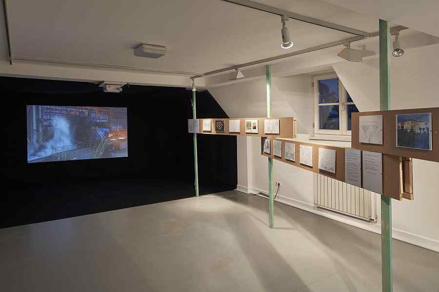 Martin Schepers - Installationsansicht "Geister einer Landschaft" Kunstverein Recklinghausen, 2020