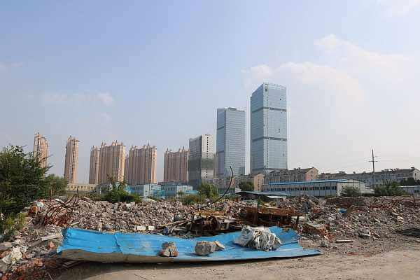 Die ehemalige Hermannshütte aus Dortmund<br>am neuen Standort in Zhangjiagang, 2018