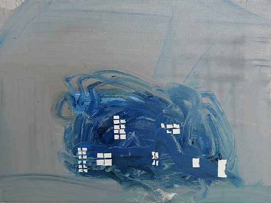 Martin Schepers - Idealstadt Heimat: Loitz - Aus der Serie Ideal Stadt Heimat, 30 x 40 cm, Öl auf Leinwand, 2016 