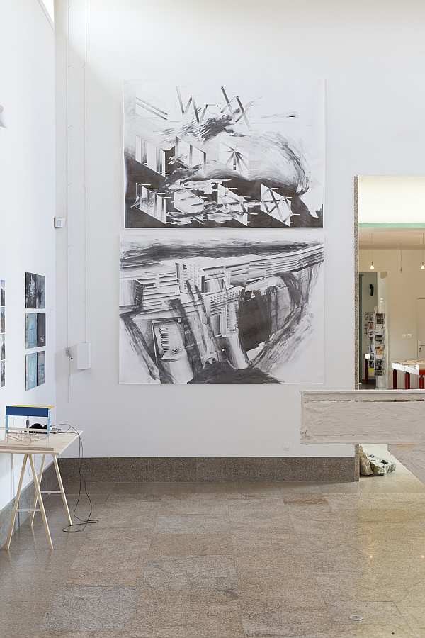 Installationsansicht "La Fuite"<br>International Center of Art Vassiviere, 2016
