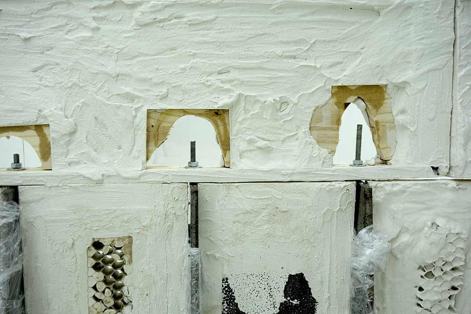 Martin Schepers - La Fuite - Installationsansicht Vassiviere Detail