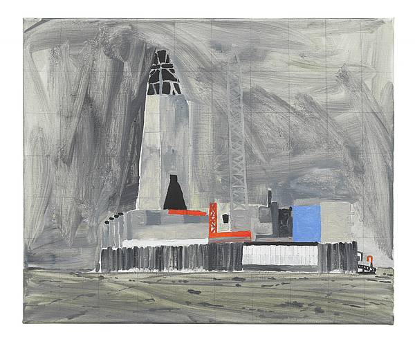 Martin Schepers - "Übersetzung" 44 x 53 cm Öl auf Leinwand, 2025
